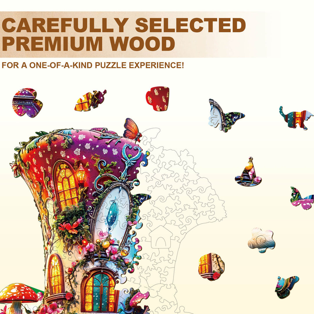 Magischer Zylinder Holz-Puzzle