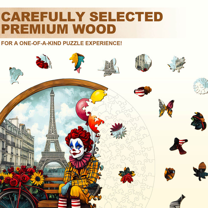 Gedanken des Jokers Holz-Puzzle