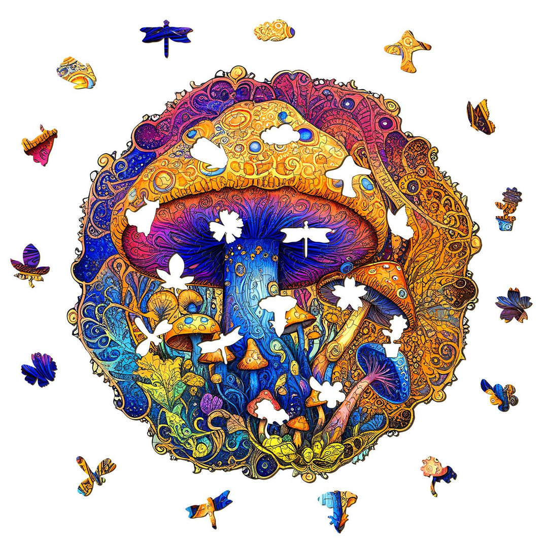Flash Sale⚡ Mushroom Wooden Jigsaw Puzzle