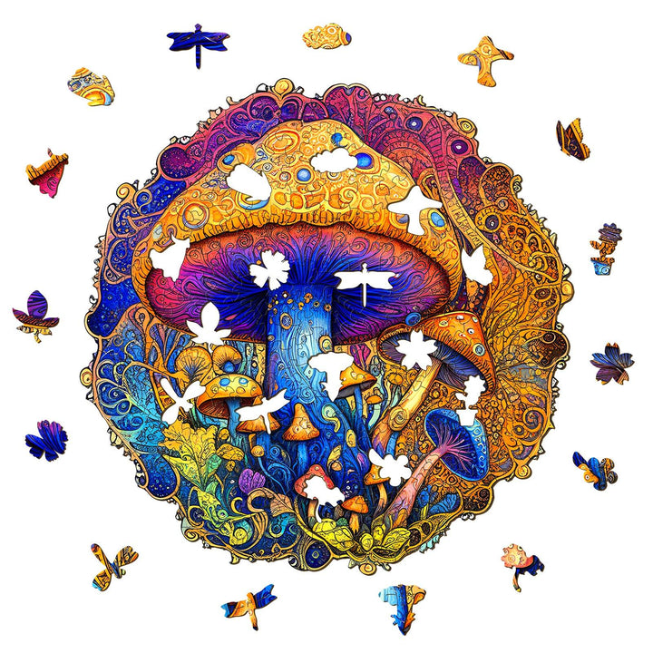 Flash Sale⚡ Mushroom Wooden Jigsaw Puzzle