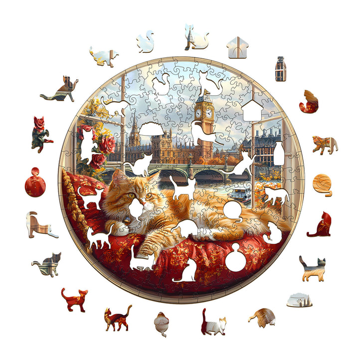 Views of London Wooden Jigsaw Puzzle