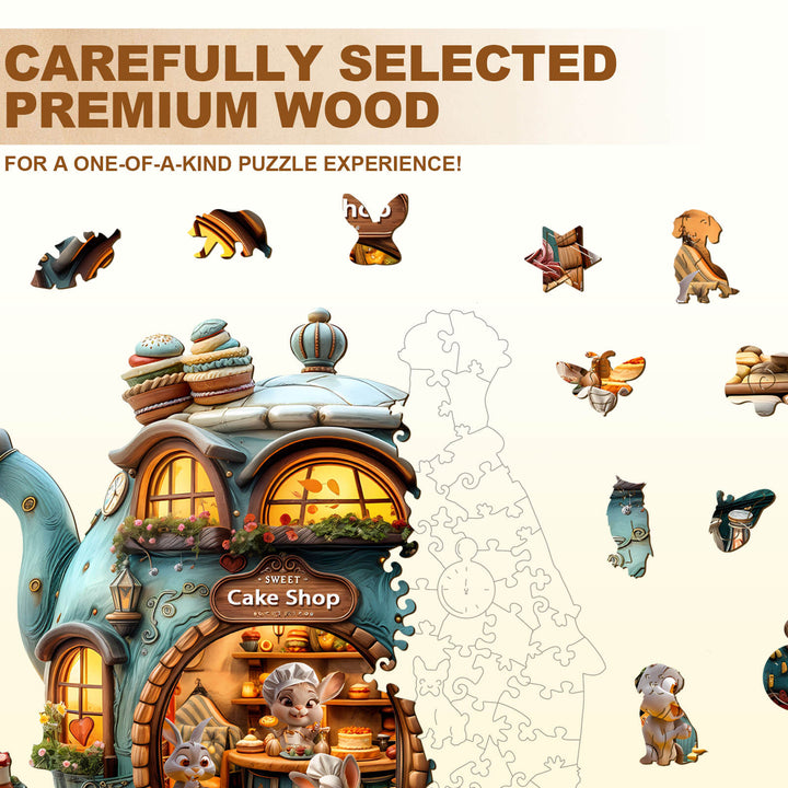 Holzpuzzle von Rabbit's Cake Shop