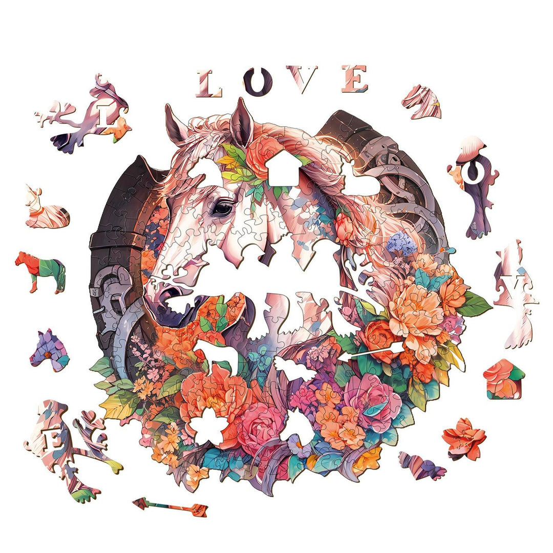 The Loyal Horseshoe Wooden Jigsaw Puzzle