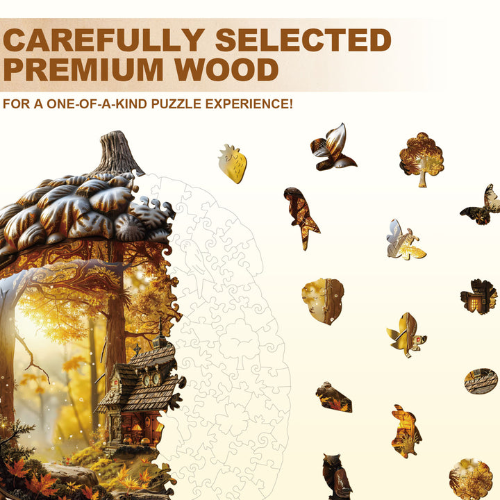Forest secret realm Wooden Jigsaw Puzzle