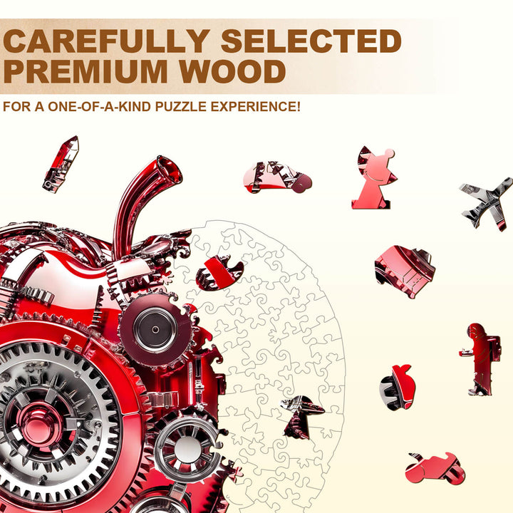 Cyber Apple Holz-Puzzle