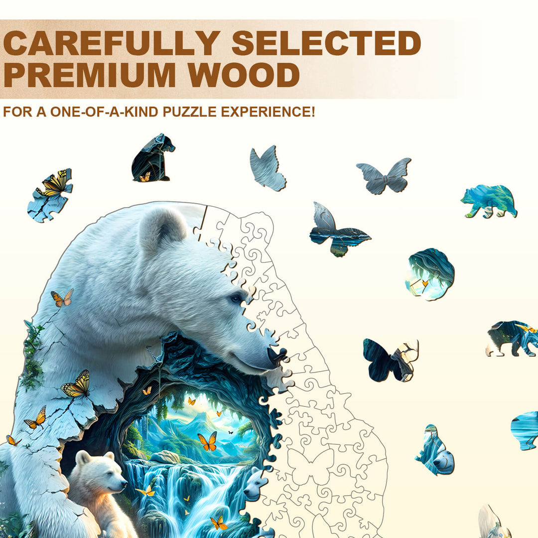 Arctic Sanctuary Wooden Jigsaw Puzzle