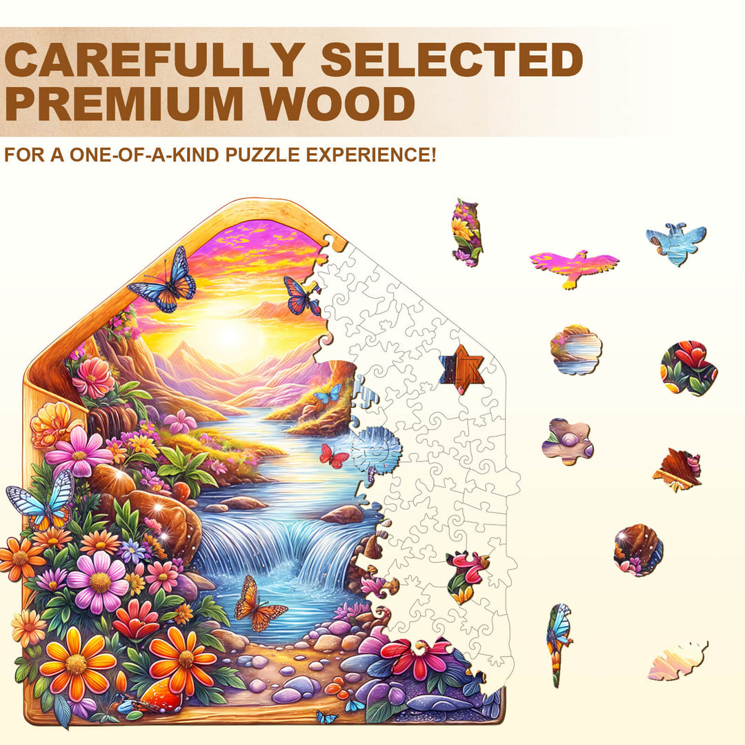 Enchanted Envelope Wooden Jigsaw Puzzle