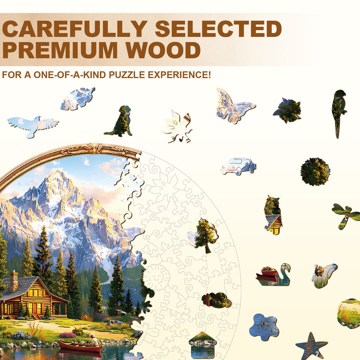 Lakeside leisure Wooden Jigsaw Puzzle