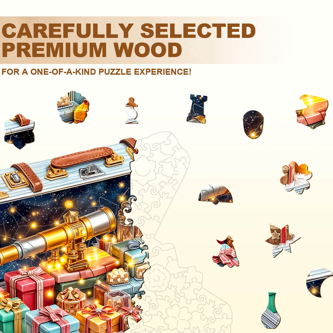 Astronomy Gift Box Wooden Jigsaw Puzzle