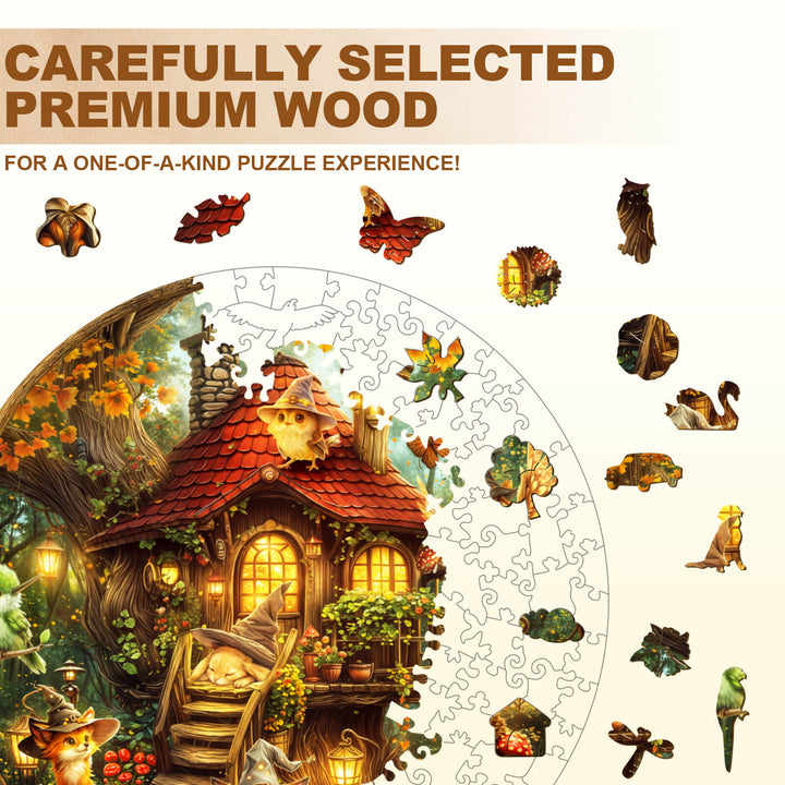 Puzzle en bois Histoire de la forêt magique