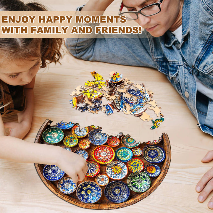 Mosaics of Fez– Morocco Wooden Jigsaw Puzzle