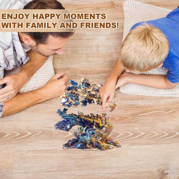 Puzzle en bois Elf Tree House