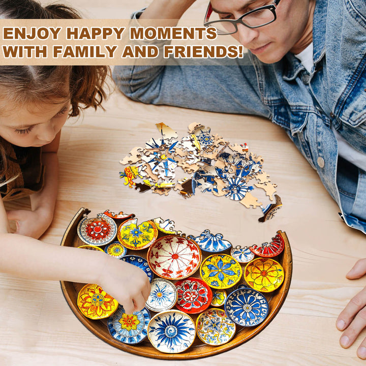 Andalusische Fliesen – Spanisches Holz-Puzzle