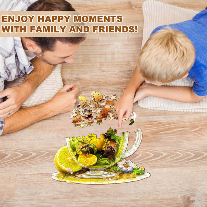 Lovely Beaver Wooden Jigsaw Puzzle