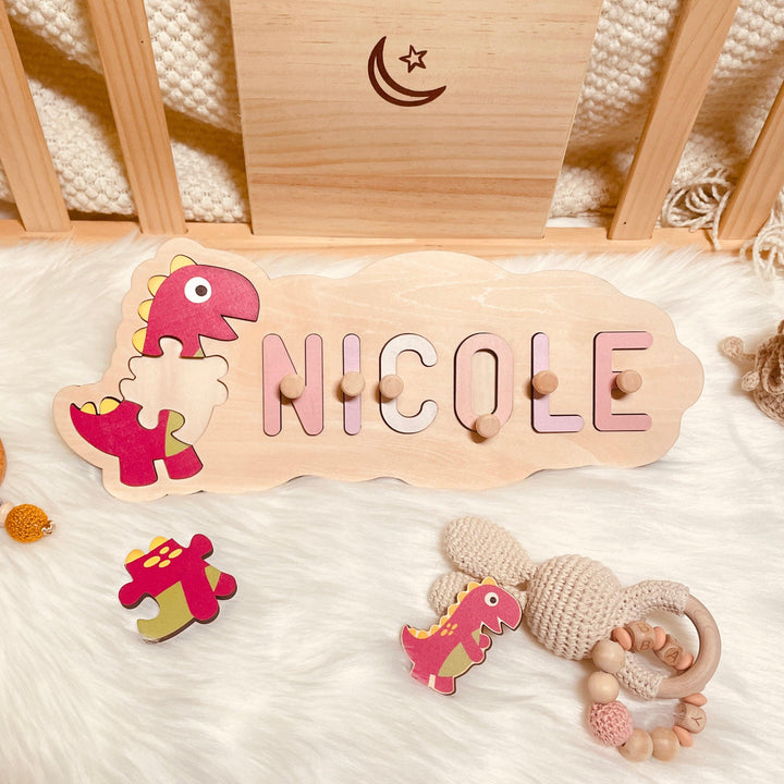 Personalized Baby Name Puzzle And Animal Puzzle