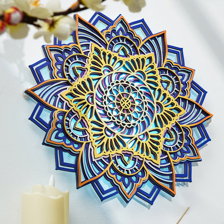 Wooden Mandala Atmosphere Light-Celestial Mandala