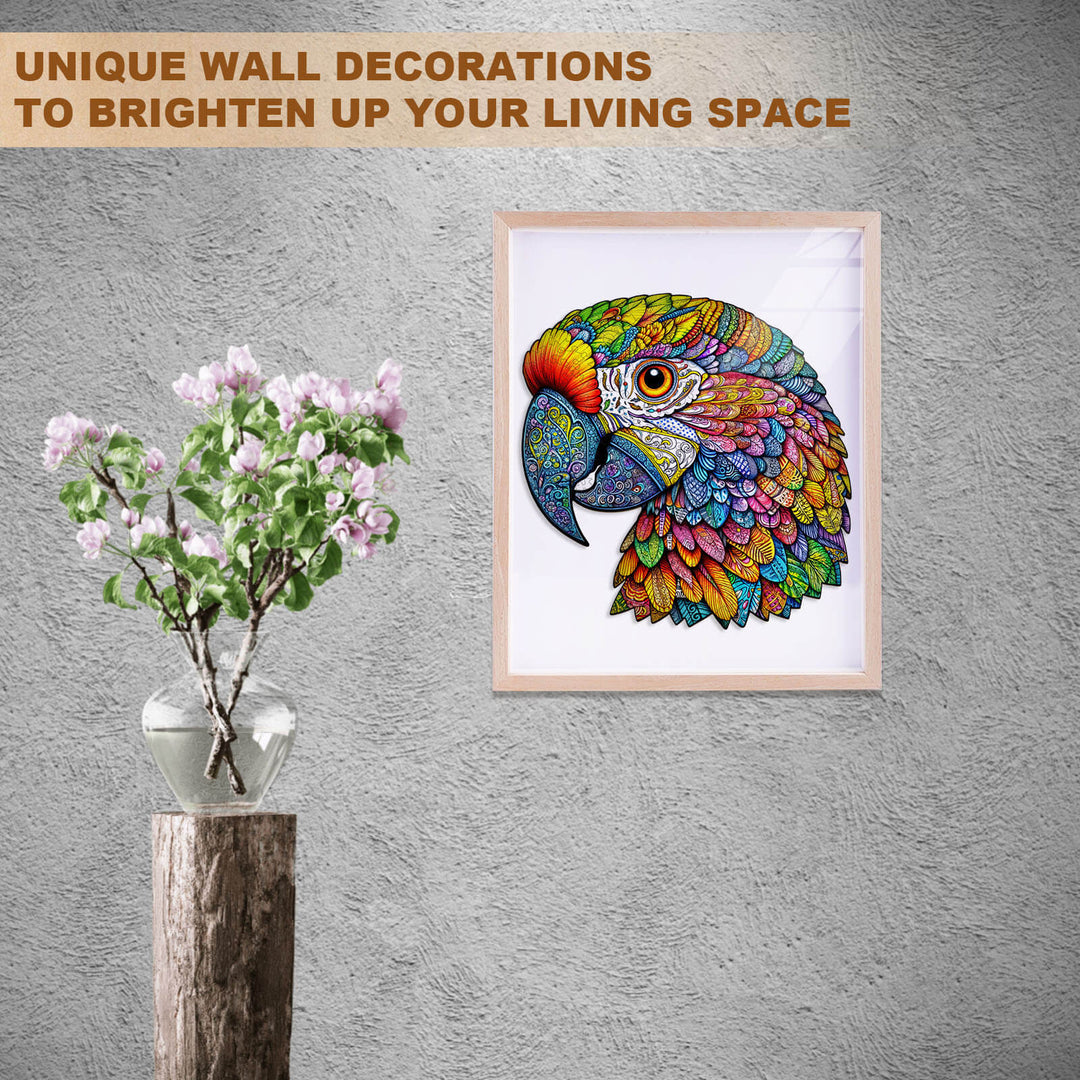 Colorful parrot Wooden Jigsaw Puzzle