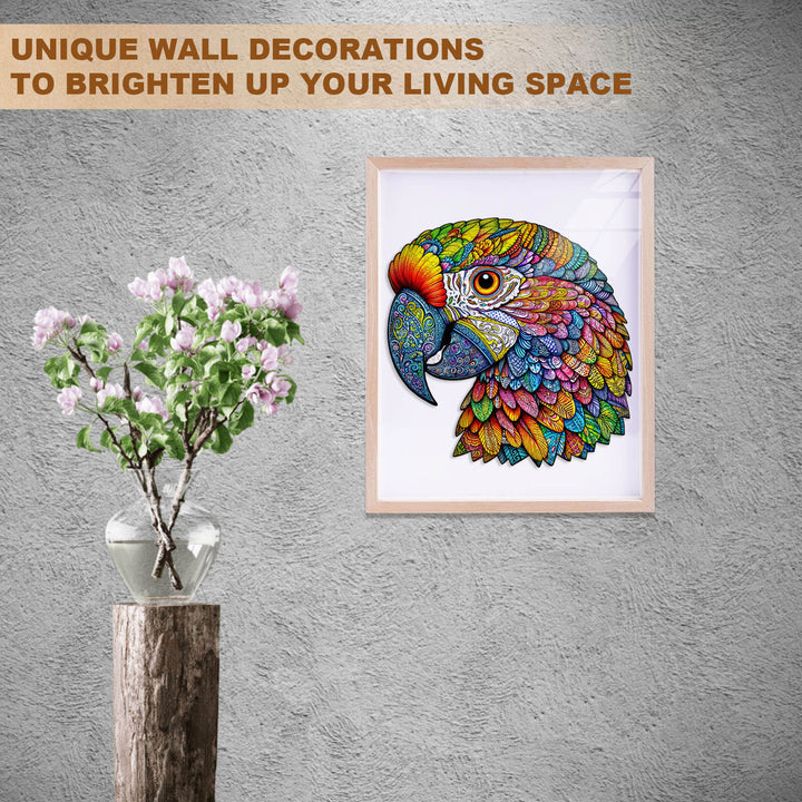 Colorful parrot Wooden Jigsaw Puzzle