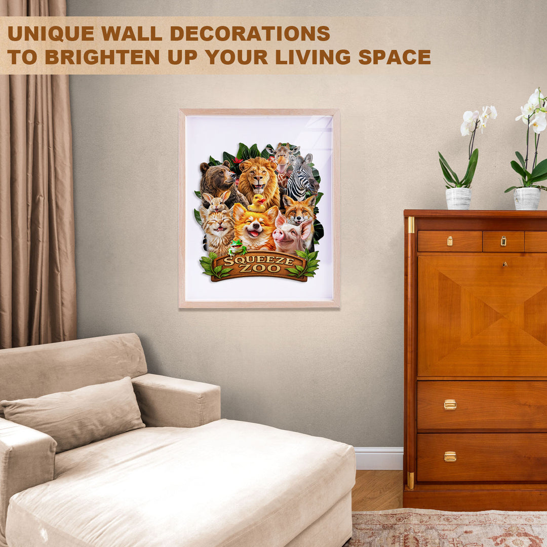 Squeeze Zoo Wooden Jigsaw Puzzle