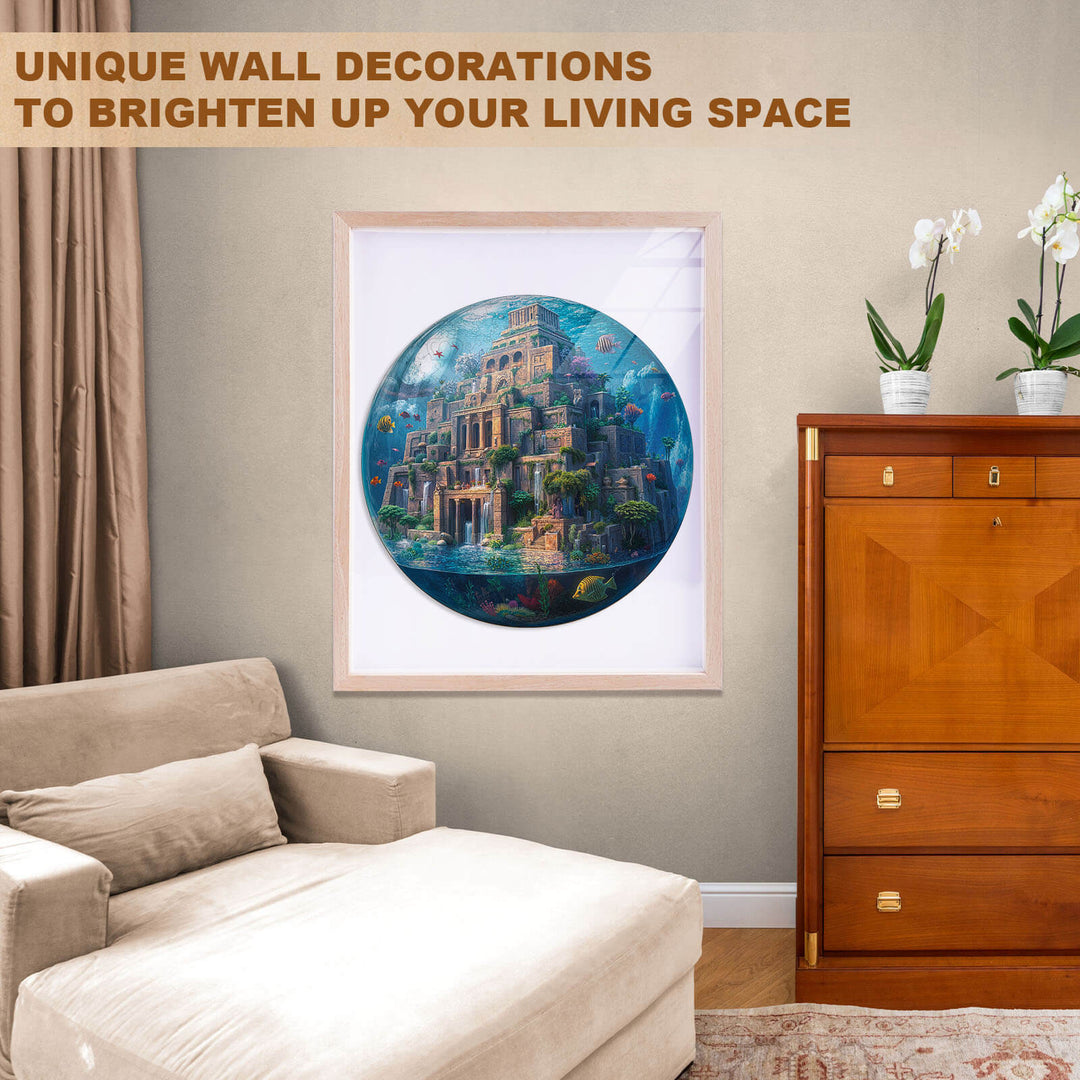 Underwater Sky Garden Wooden Jigsaw Puzzle