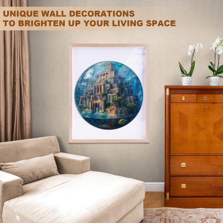 Underwater Sky Garden Wooden Jigsaw Puzzle