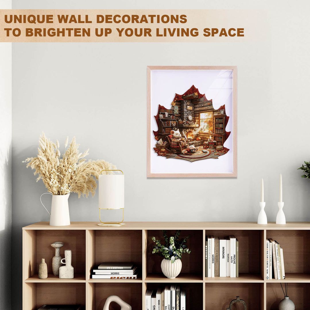 Maple Leaf Story Wooden Jigsaw Puzzle