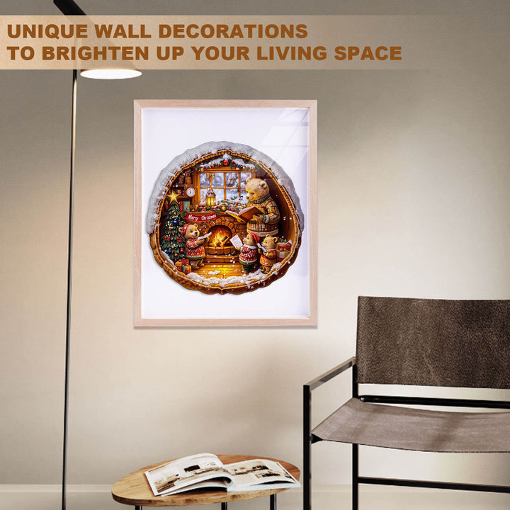 Brown Bear House Wooden Jigsaw Puzzle