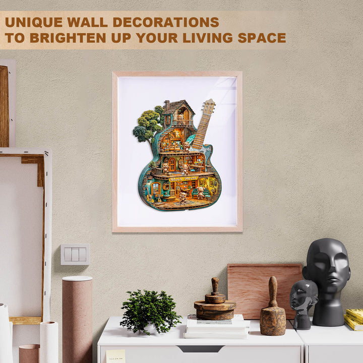 Music House-1 Holz-Puzzlespiel