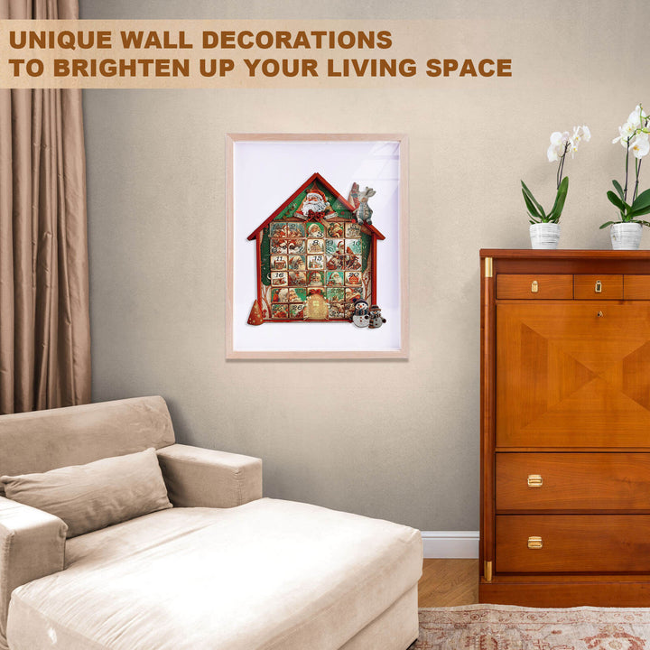Christmas Calendar House Wooden Jigsaw Puzzle