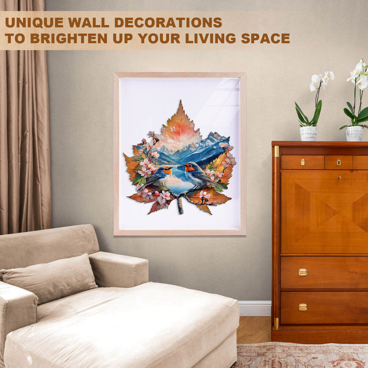 Ruhiger See Holz-Puzzle