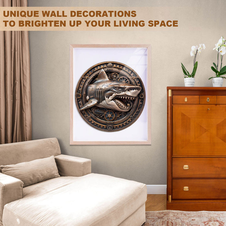 Mechanical Shark-2 Wooden Jigsaw Puzzle