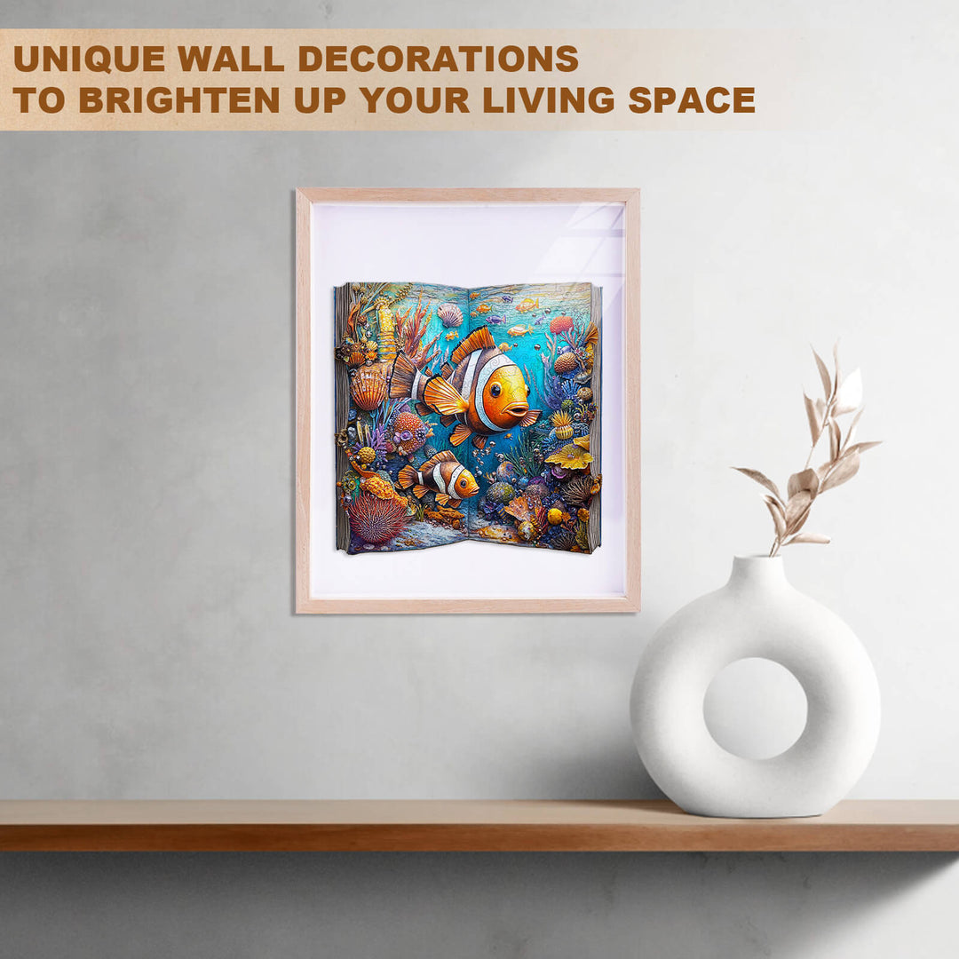 Clownfisch Geschichte Holz-Puzzle