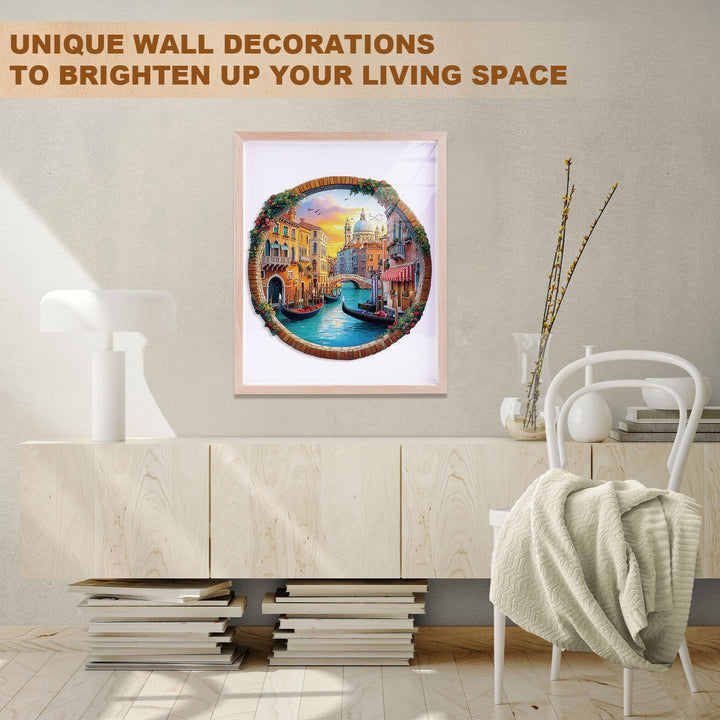 Venice Water City Wooden Jigsaw Puzzle