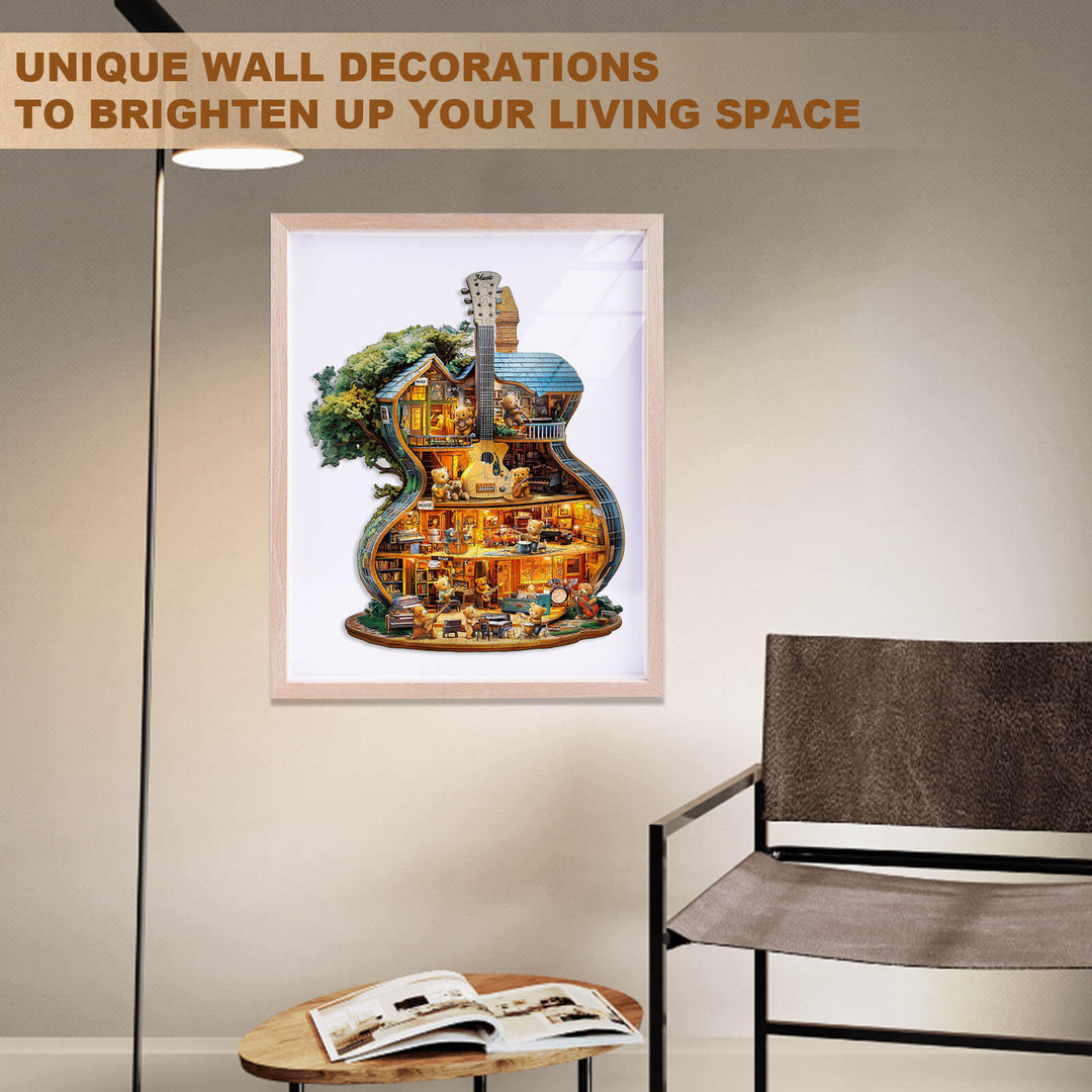 Music House-2 Wooden Jigsaw Puzzle