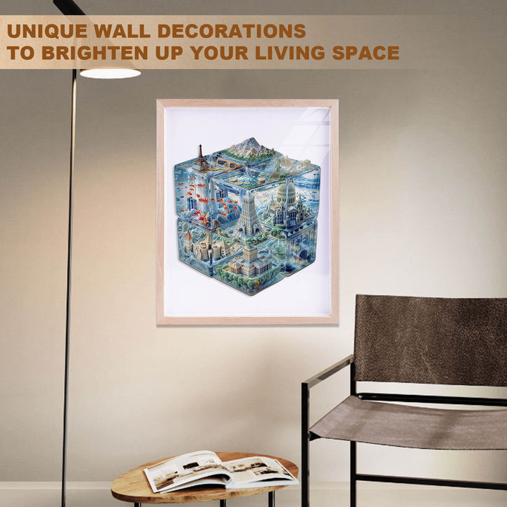 Cube City Wooden Jigsaw Puzzle