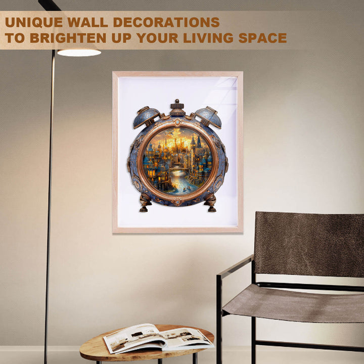 Wecker Welt Holz-Puzzle