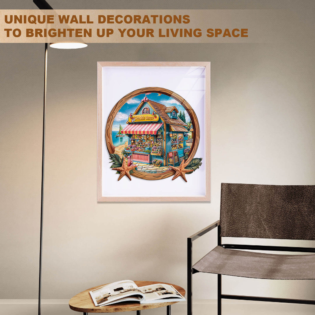 Seaside Shop Holz-Puzzlespiel