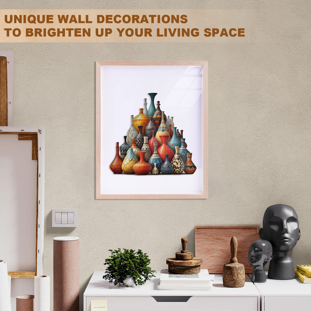 Moroccan ceramics Wooden Jigsaw Puzzle