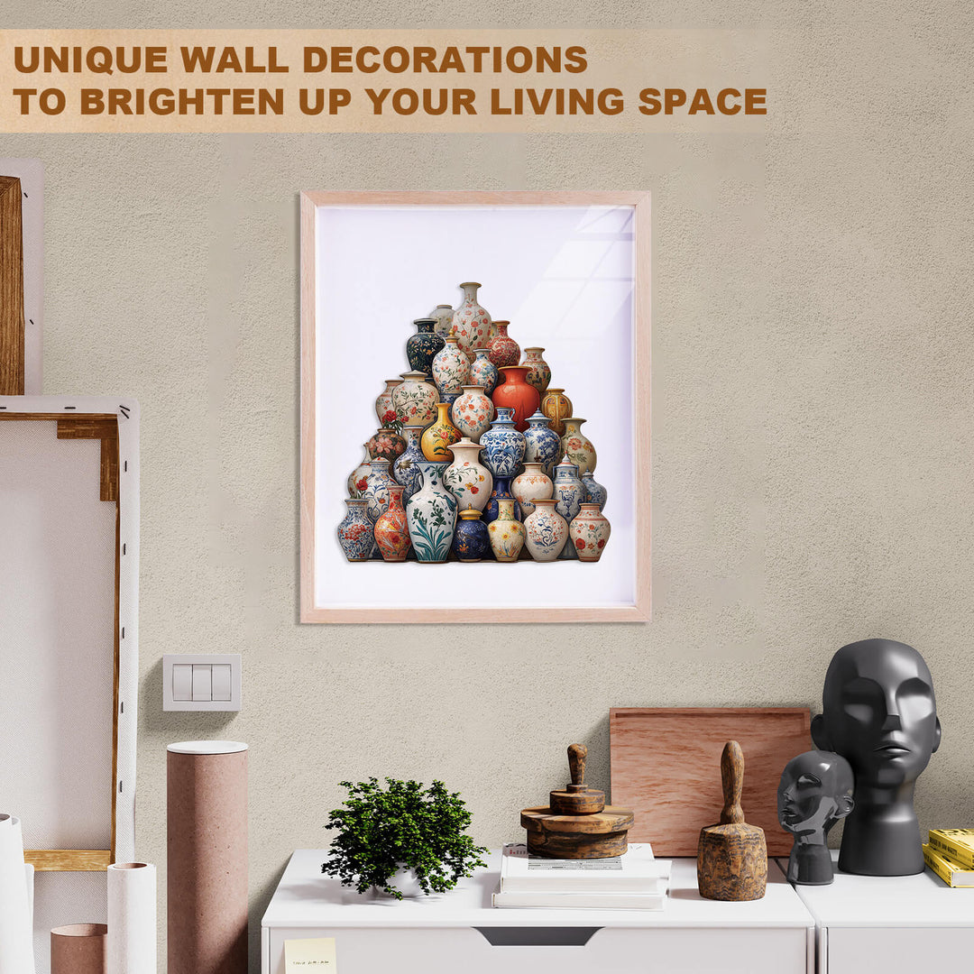 Italian ceramics Wooden Jigsaw Puzzle