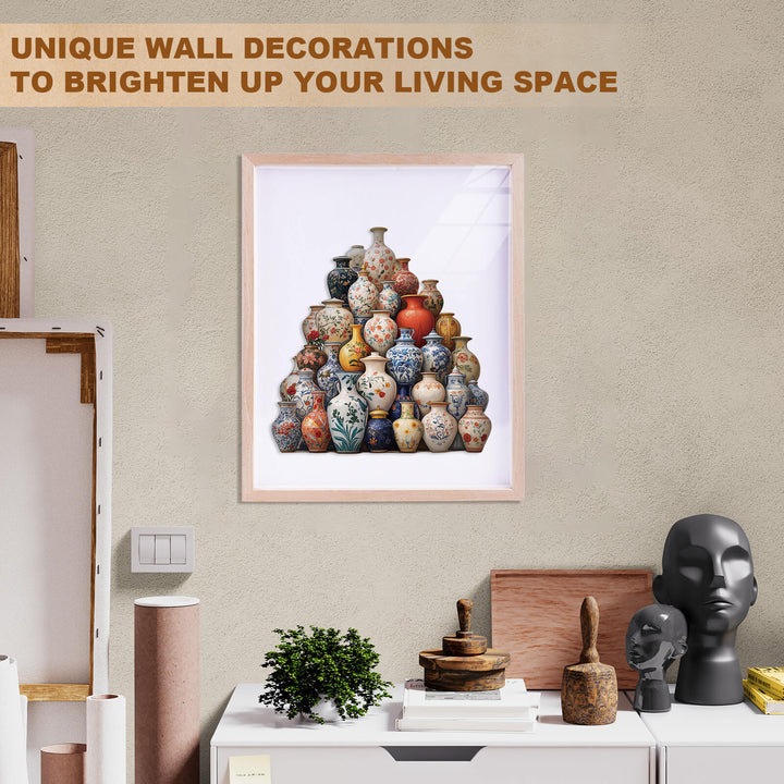 Italian ceramics Wooden Jigsaw Puzzle