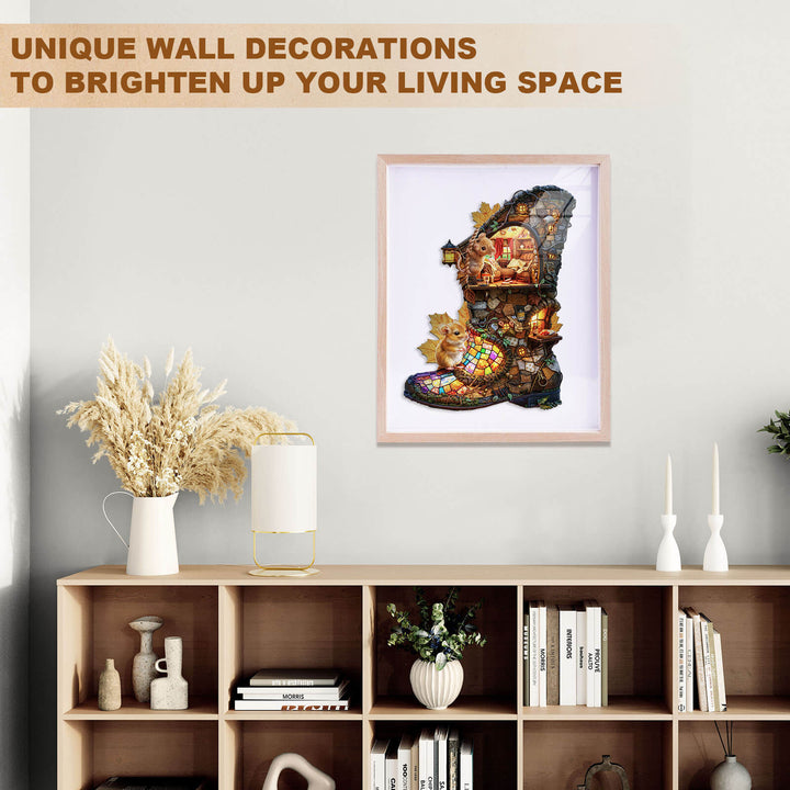 boot hut Wooden Jigsaw Puzzle