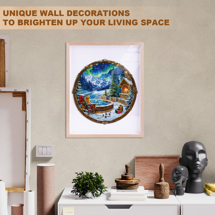 Silent Aurora Wooden Jigsaw Puzzle