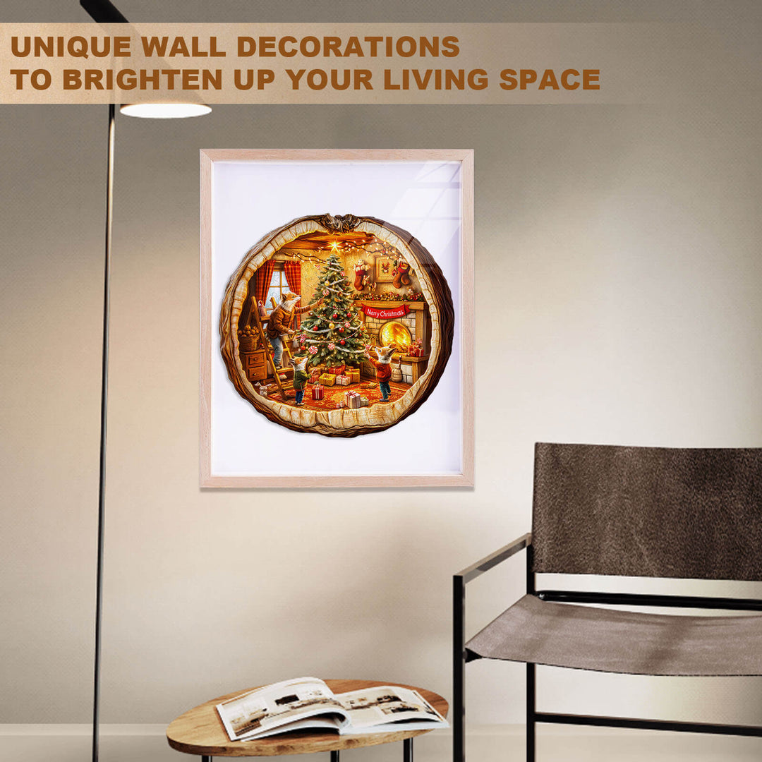 Fox House Wooden Jigsaw Puzzle