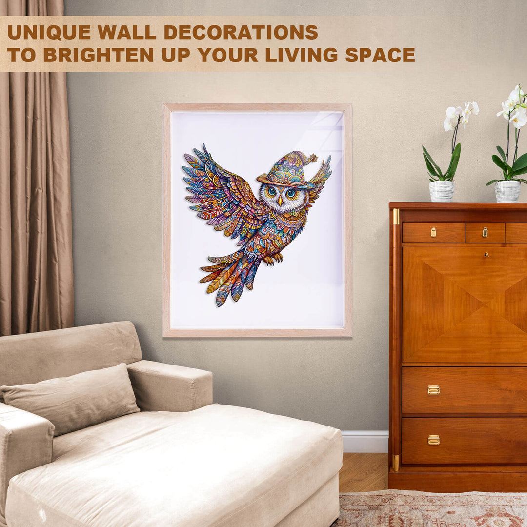 Magic Owl Wooden Jigsaw Puzzle
