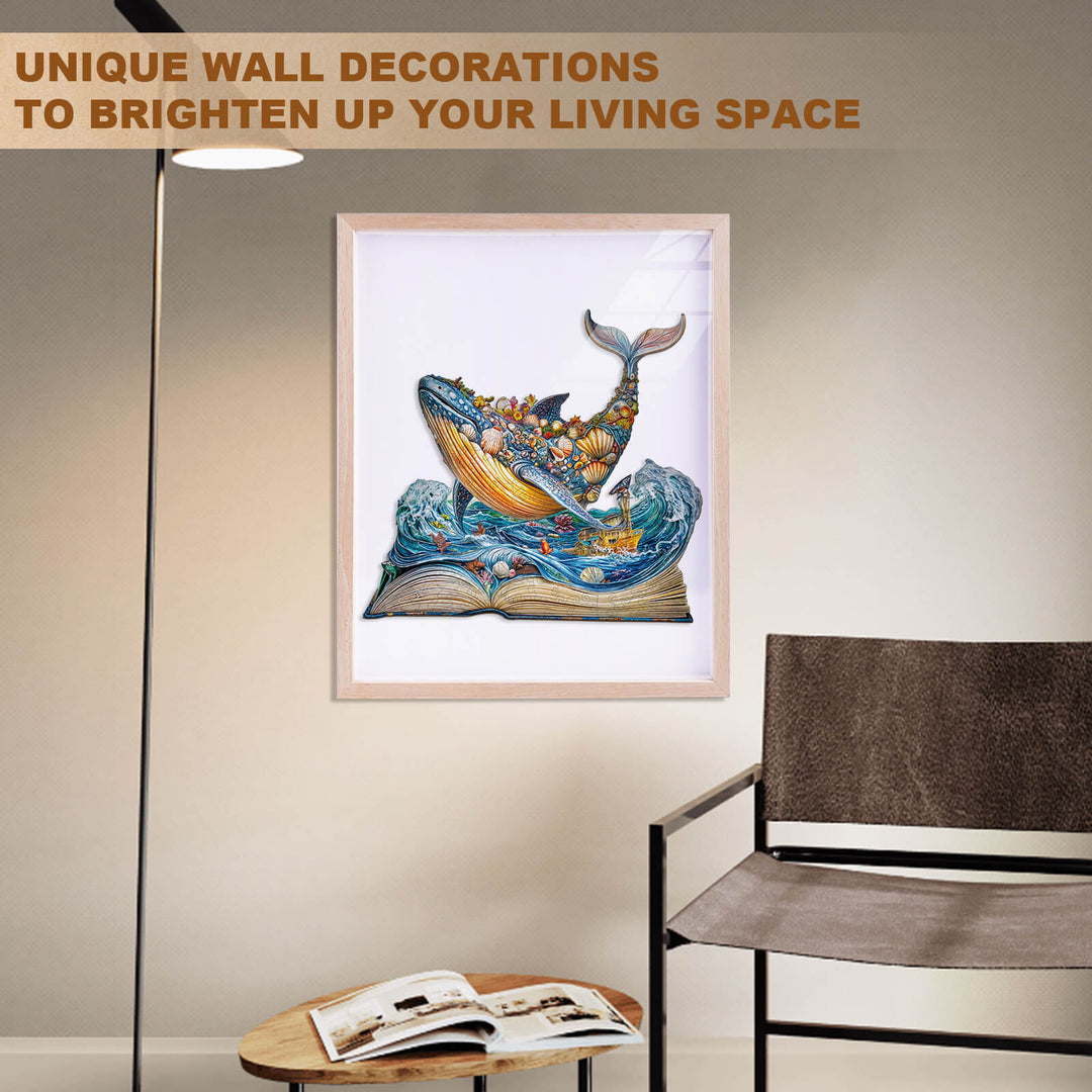 Puzzle en bois Histoire de la baleine-1