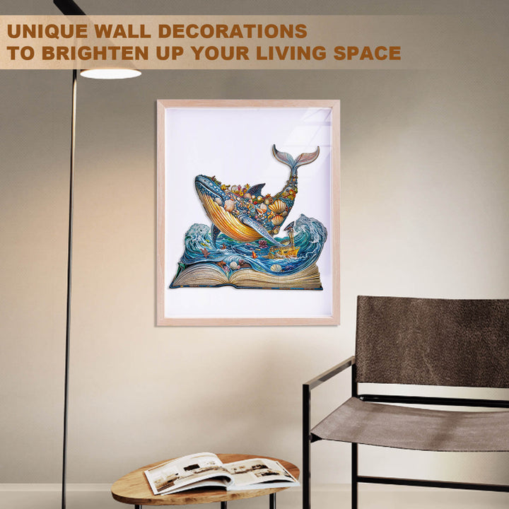 Puzzle en bois Histoire de la baleine-1