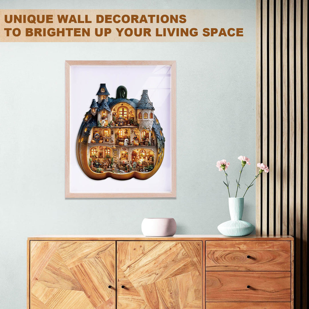 Bear's House - Pumpkin Wooden Jigsaw Puzzle