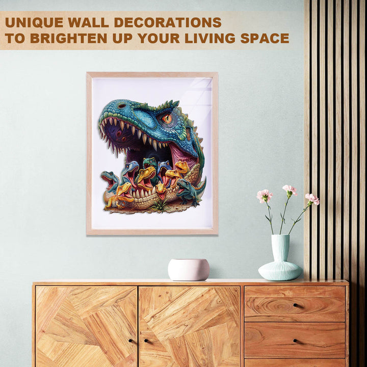 Fantasy Dinosaurs-1 Wooden Jigsaw Puzzle