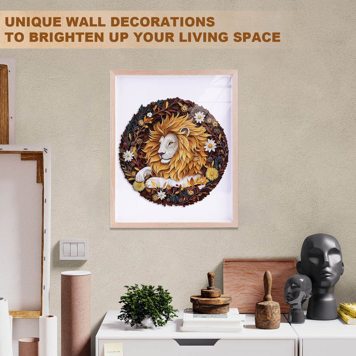 Forest Dreamers- Lion Wooden Jigsaw Puzzle