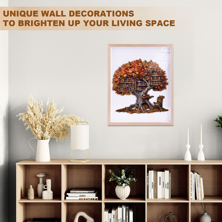Tree Library  Wooden Jigsaw Puzzle